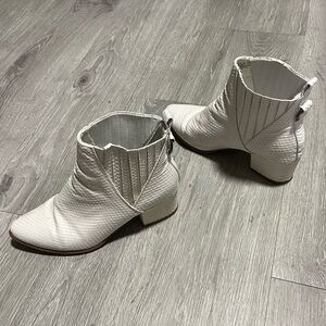 White Ankle Boots for Women